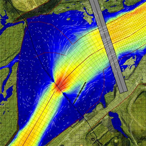 Inflow Design Study Virginia 600-1